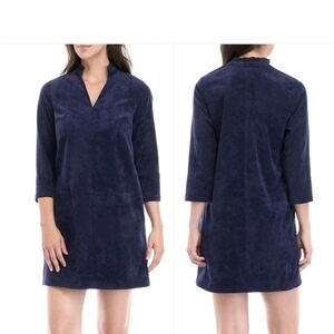 Crown & Ivy Blue Shift Dress Small
